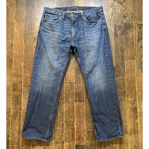 LEVI'S 559 Jeans Men's Size W38xL29.5 (Hemmed) Relaxed Fit Straight Blue